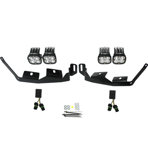 Squadron Pro Headlight Kit - '18-21 RZR RS1; '14-21 RZR XP 1000; '18-21 RZR XP Turbo-S (Multi-Pattern; Clear)