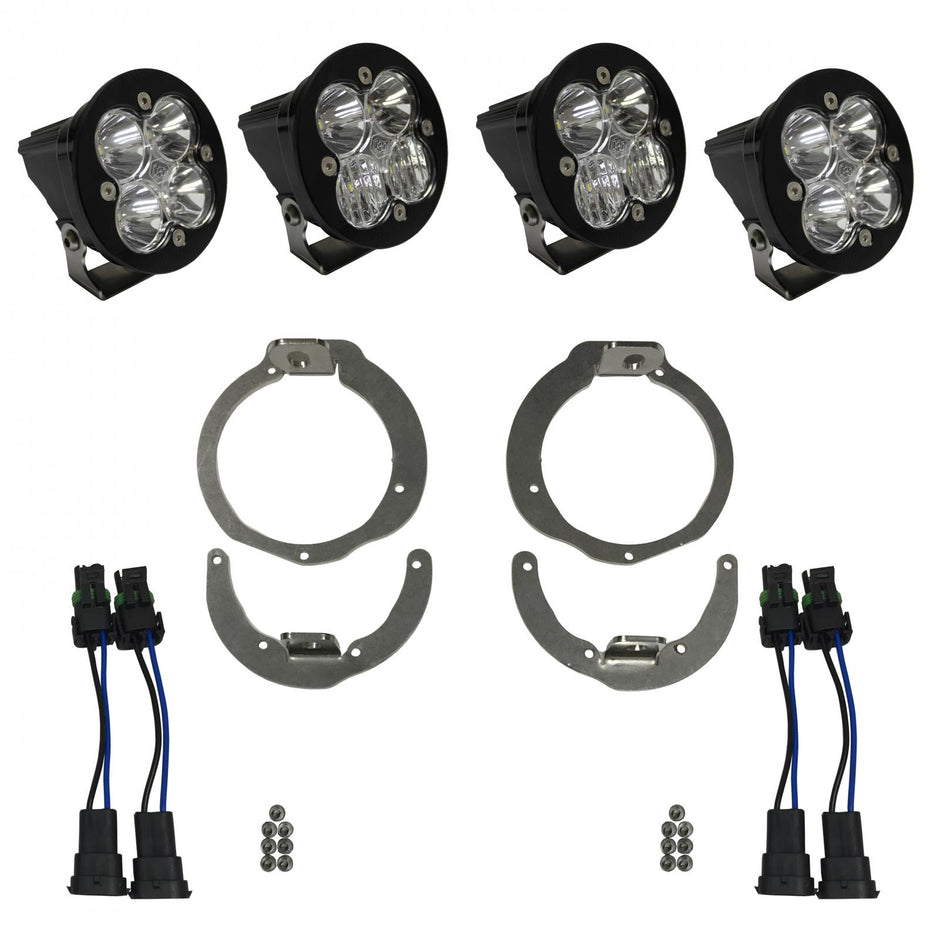 Squadron-R Sport Headlight Kit - '13-16 Maverick; '11-16 Renegade (Multi-Pattern; Clear)