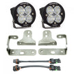 Squadron-R Sport Fog Pocket Kit - '20-26 Gladiator / '18-26 Wrangler JL; W/ OE Sport Bumper (Wide Cornering; Clear)