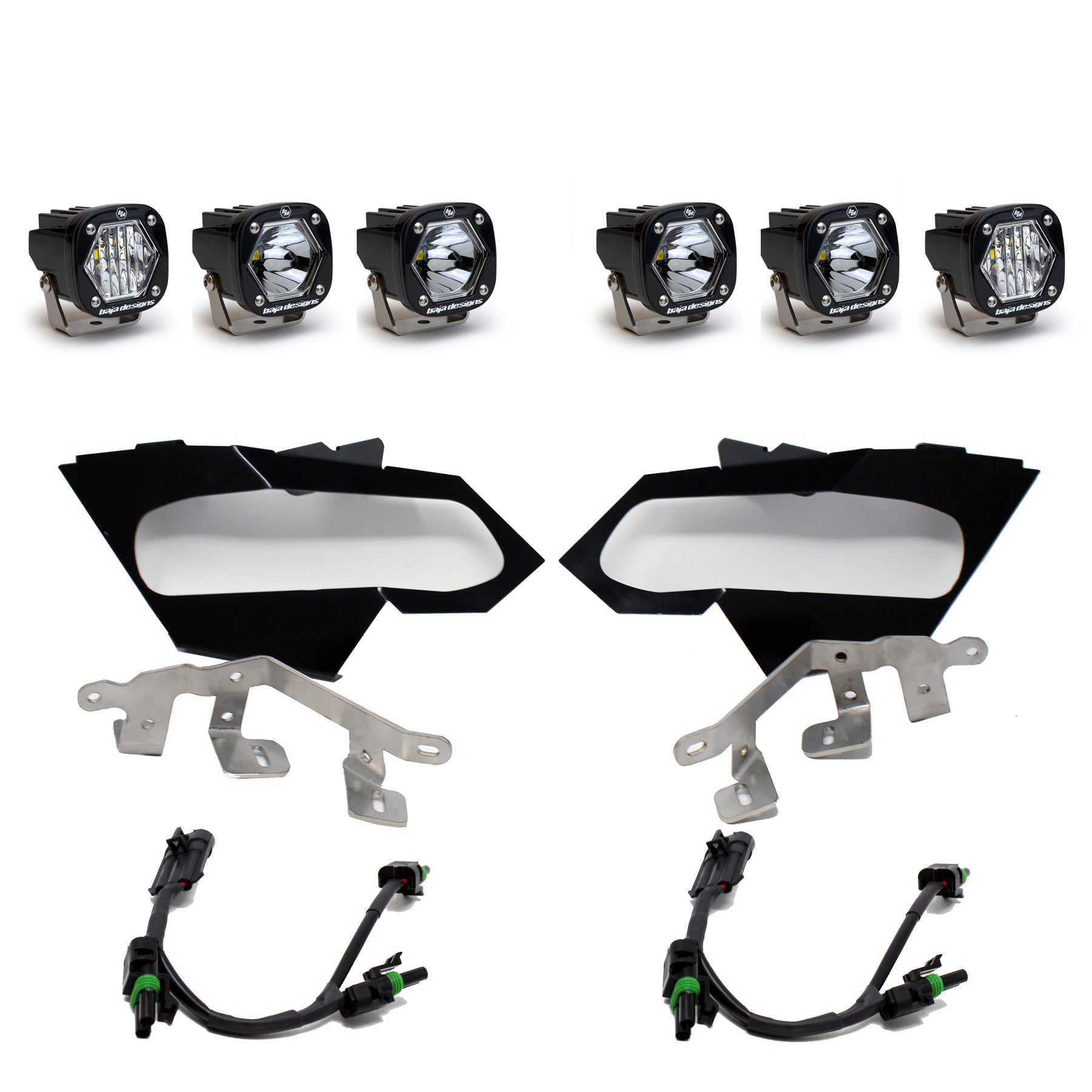 S1 LED Headlight Kit - '17-24 Maverick X3 (Multi-Pattern  Clear)