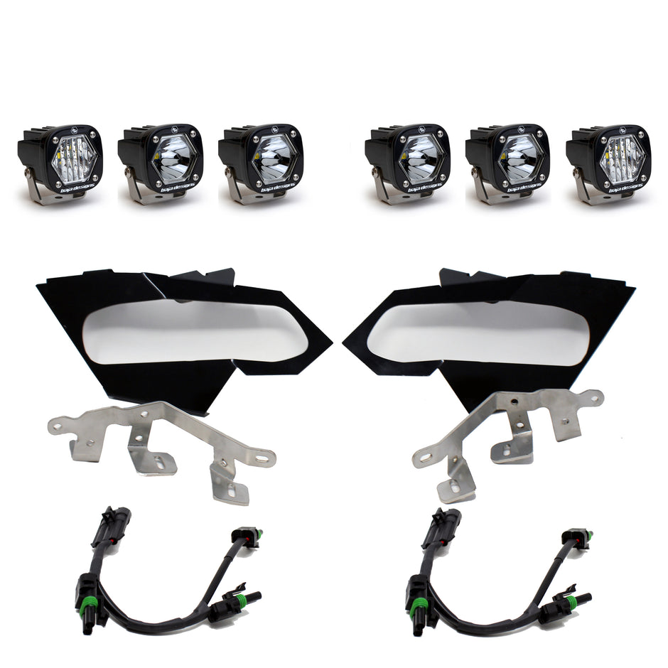 S1 LED Headlight Kit - '17-24 Maverick X3 (Multi-Pattern  Clear)