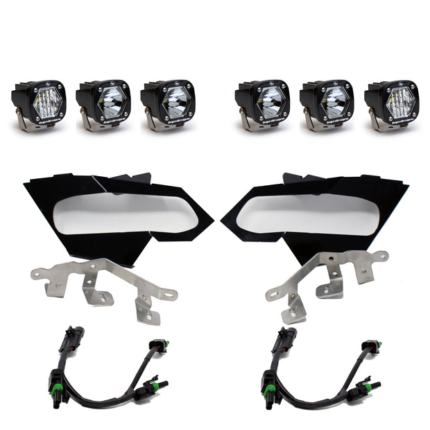 S1 LED Headlight Kit - '17-24 Maverick X3 (Multi-Pattern  Clear)