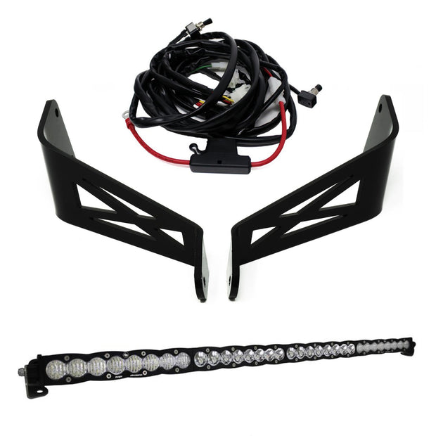 S8 40 Inch Roof Mount Kit - '17-24 Maverick X3 (Driving/Combo; Clear)