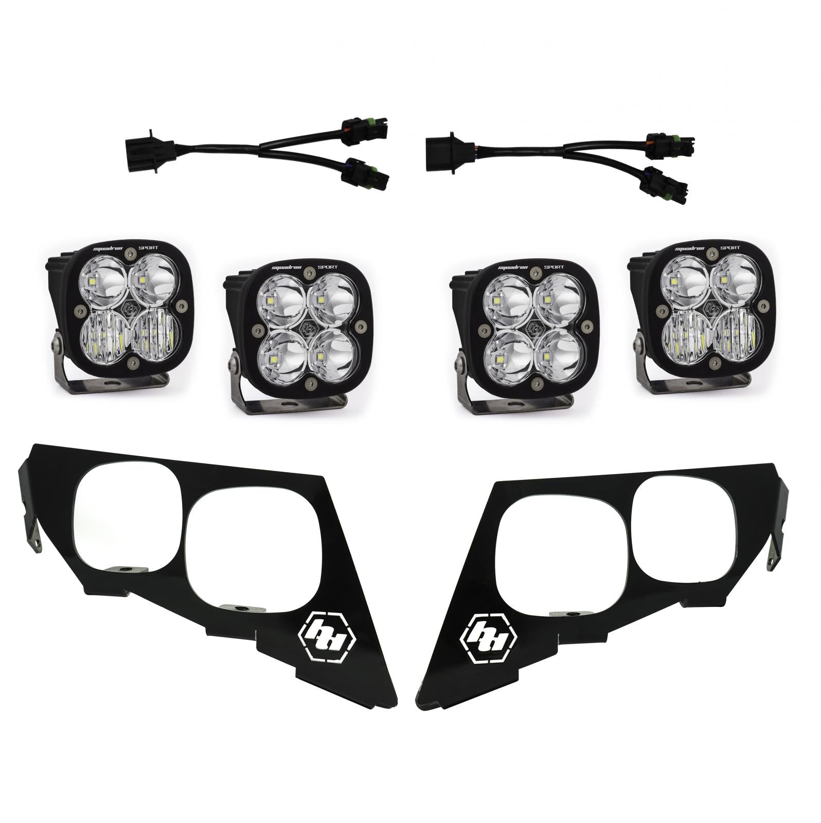 Squadron Sport Headlight Kit - '18-21 Wildcat XX (Multi-Pattern; Clear)