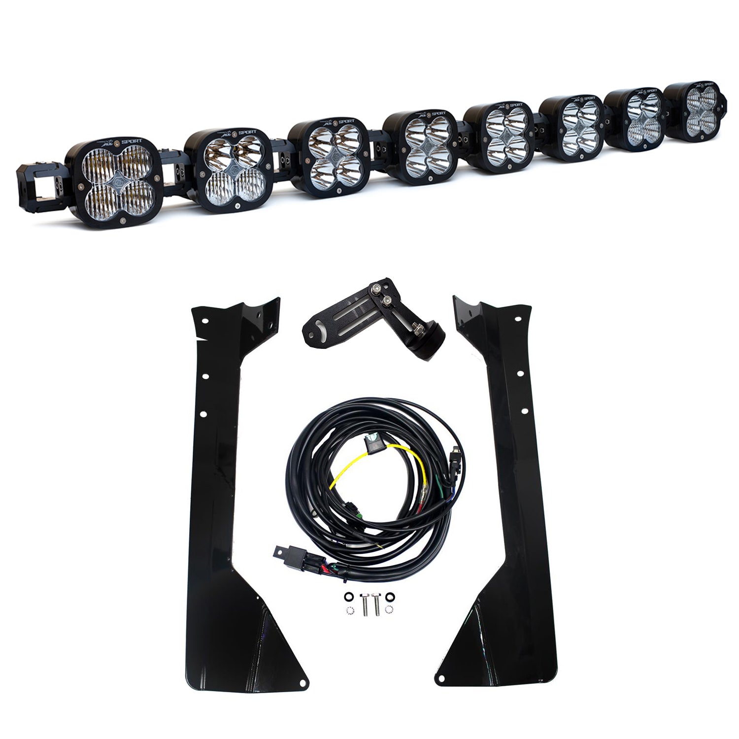 XL Sport Linkable Roof Mount Kit - '07-18 Wrangler JK (Multi-Pattern; Clear)
