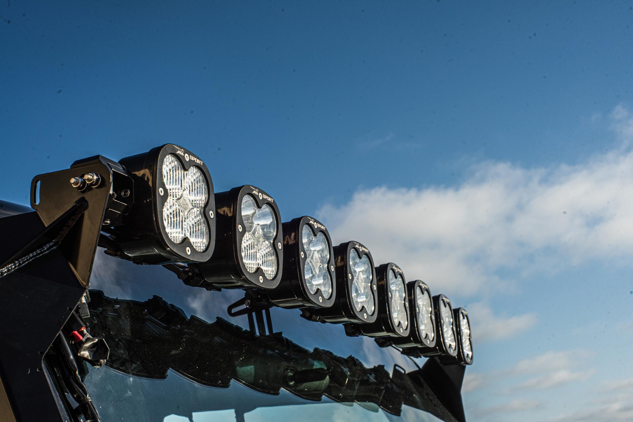 XL Sport Linkable Roof Mount Kit - '07-18 Wrangler JK (Multi-Pattern; Clear)