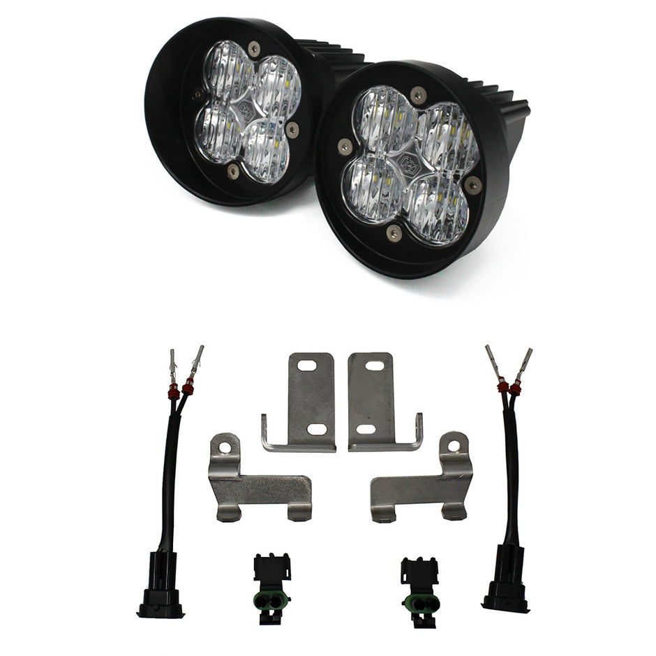 Squadron-R Sport Fog Pocket Kit - '10-24 4Runner; '12-23 Tacoma; '14-21 Tundra  '23-On Sequoia (Wide Cornering; Clear)