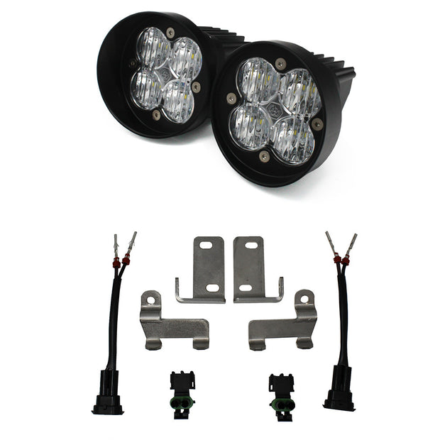 Squadron-R Sport Fog Pocket Kit - '10-24 4Runner; '12-23 Tacoma; '14-21 Tundra  '23-On Sequoia (Wide Cornering; Clear)