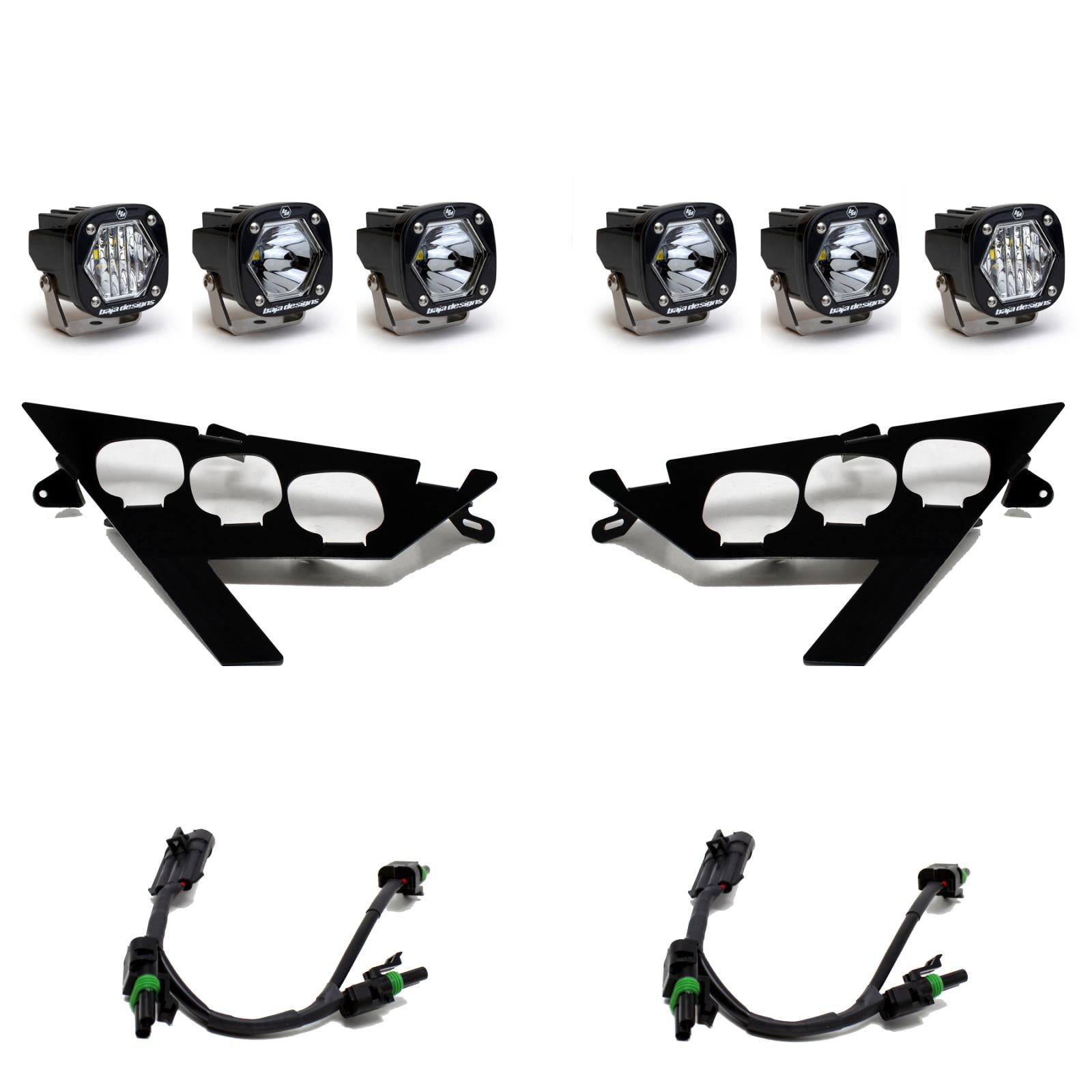 S1 LED Headlight Kit - '20-26 RZR Pro XP; '22-24 RZR Pro R/Turbo R (Multi-Pattern  Clear)