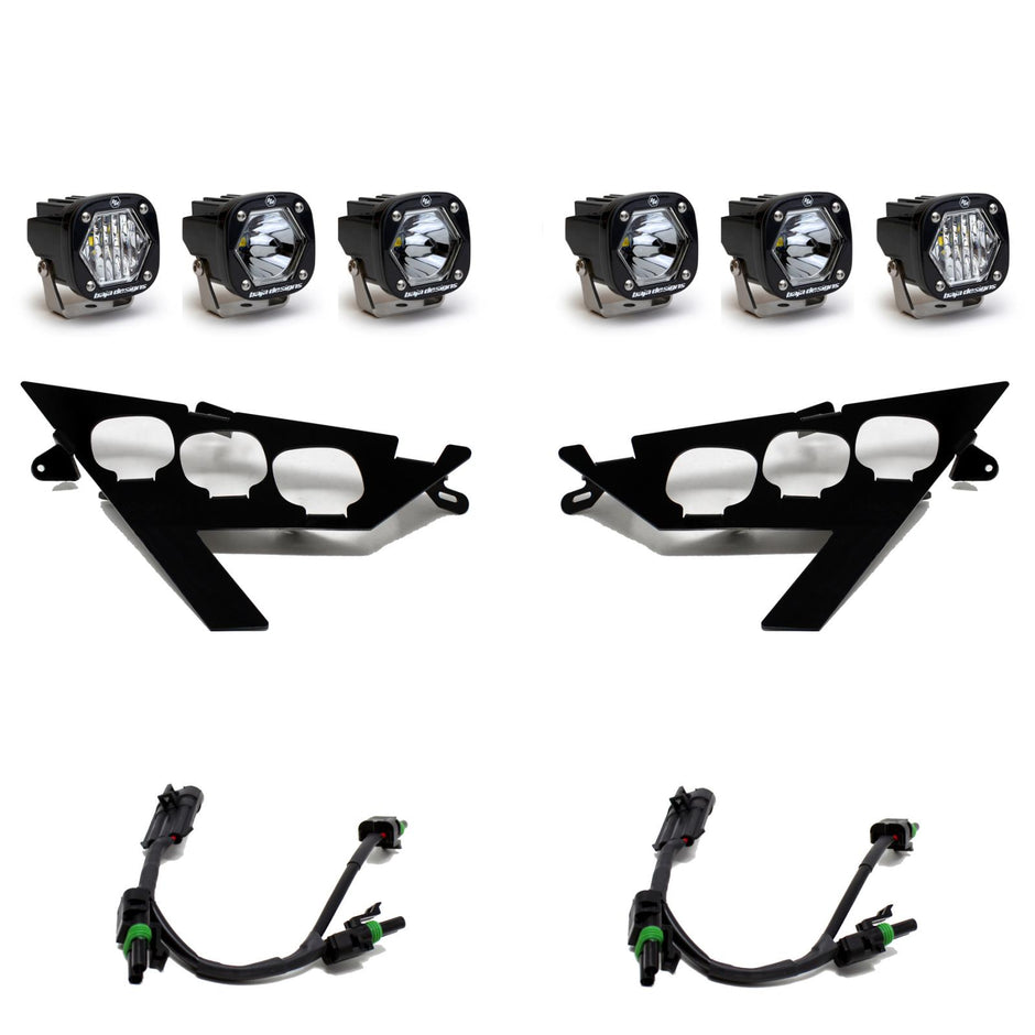 S1 LED Headlight Kit - '20-26 RZR Pro XP; '22-24 RZR Pro R/Turbo R (Multi-Pattern  Clear)