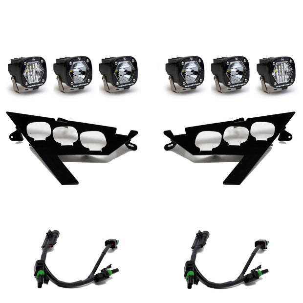 S1 LED Headlight Kit - '20-26 RZR Pro XP; '22-24 RZR Pro R/Turbo R (Multi-Pattern  Clear)