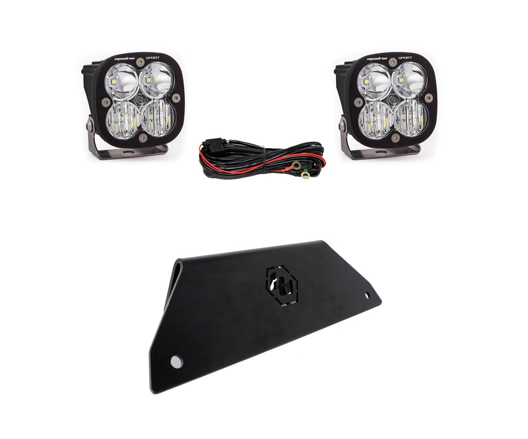 Squadron Sport Lower Bumper Kit - '20-26 RZR Pro XP (Driving/Combo; Clear)