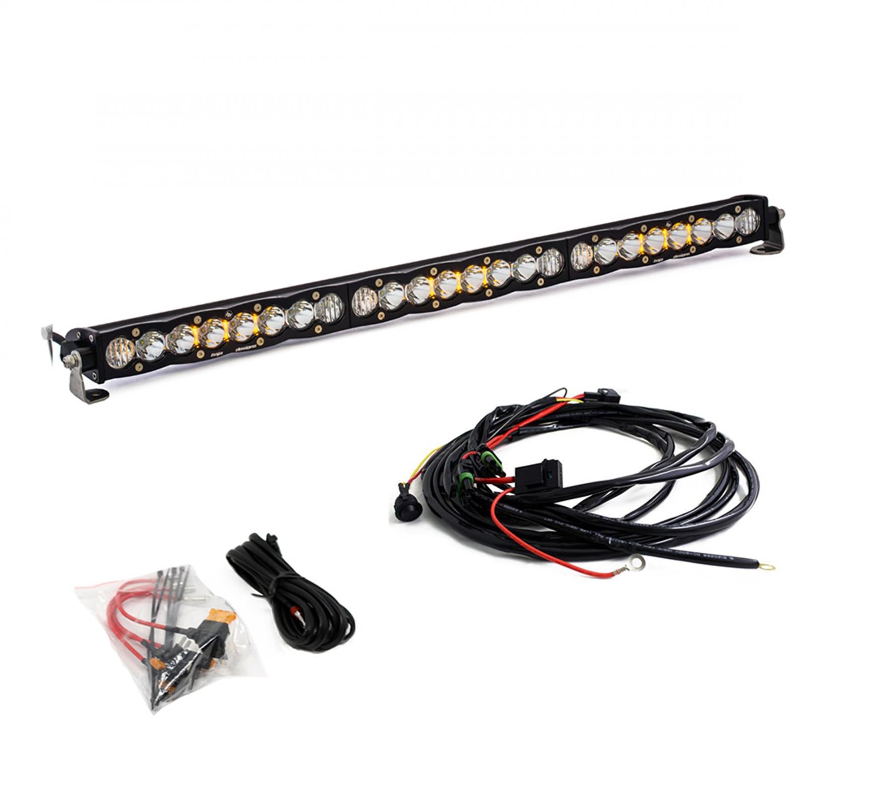 S8 30 Inch Roof Mount Kit - '16-21 RZR Turbo/S; '15-21 RZR 900; '14-21 RZR XP 1000 (Driving/Combo  Clear)