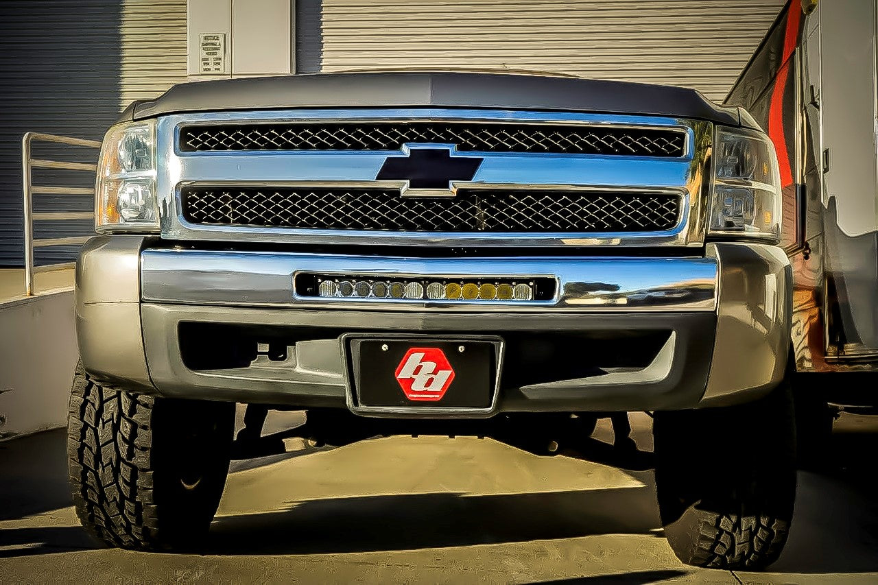 OnX6+ 20 Inch Bumper Kit - '07-13 Silverado/Sierra 1500/2500HD/3500HD {'07 New Body Style} (Driving/Combo; Clear)