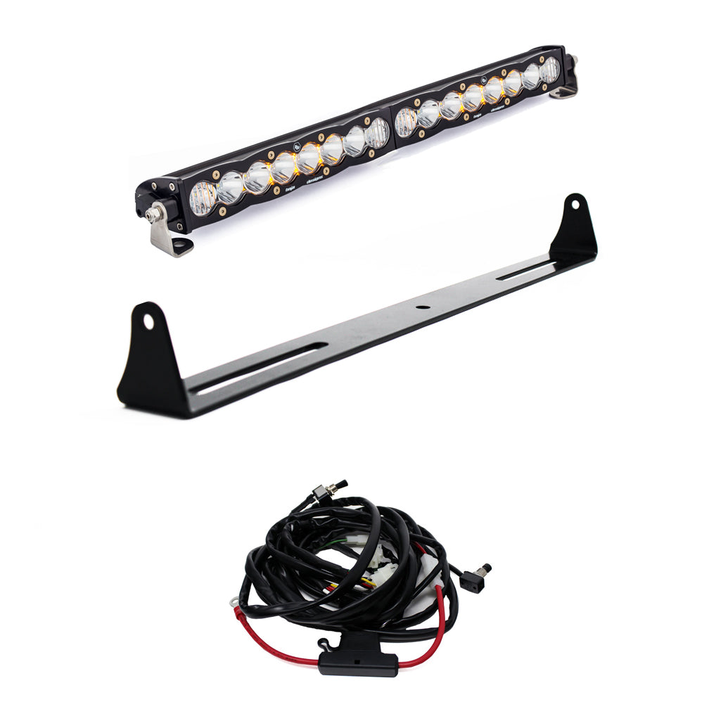 S8 20 Inch Bumper Kit - '07-13 Silverado/Sierra 1500/2500HD/3500HD {'07 New Body Style} (Driving/Combo; Clear)