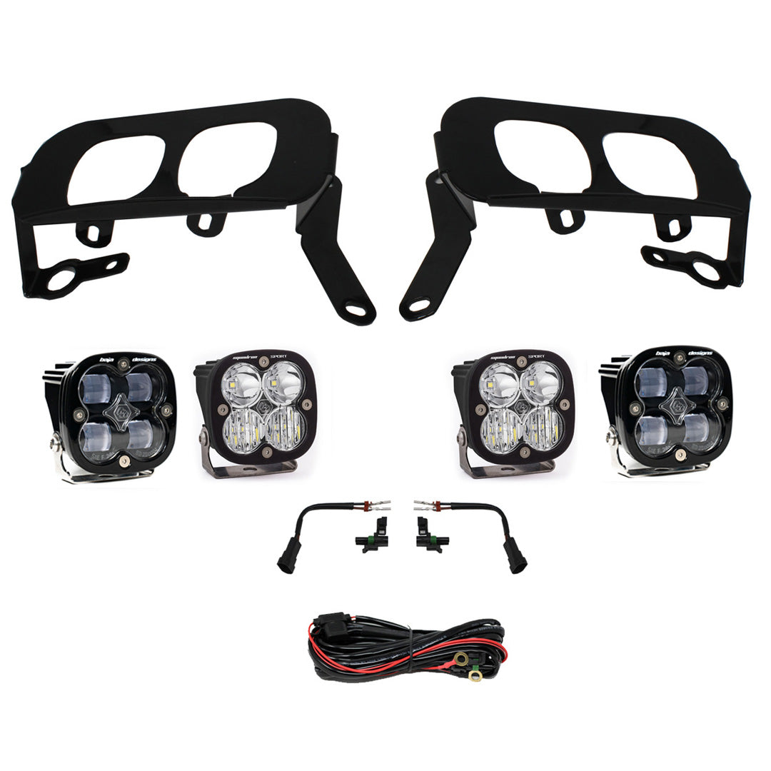 Squadron Sport/SAE Dual Fog Pocket Light Kit - 2014-15 Chevrolet Silverado 1500 (SAE Fog  Clear)