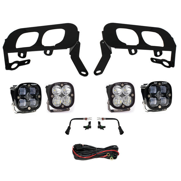 Squadron Sport/SAE Dual Fog Pocket Light Kit - 2014-15 Chevrolet Silverado 1500 (SAE Fog  Clear)