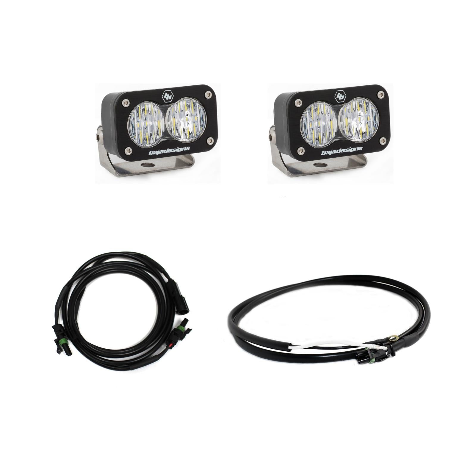 S2 Sport Dual Reverse Kit - '20-22 Silverado 2500HD/3500HD (Wide Cornering; Clear)