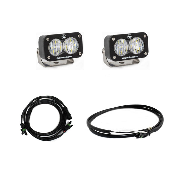 S2 Sport Dual Reverse Kit - '20-22 Silverado 2500HD/3500HD (Wide Cornering; Clear)