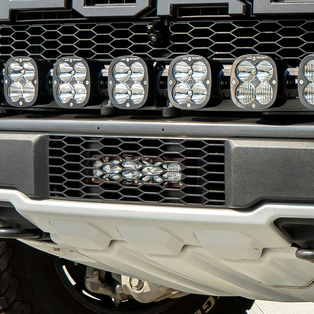 OnX6+ 10 Inch Grille Lower Kit - '17-20 F-150 Raptor (Driving/Combo; Clear)
