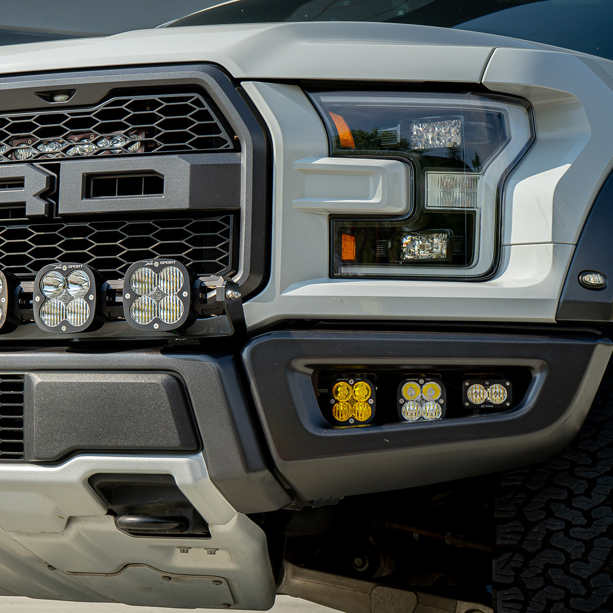 Squadron/S2 Sport Fog Pocket Kit - '17-20 F-150 Raptor (Mult-Pattern; Clear)