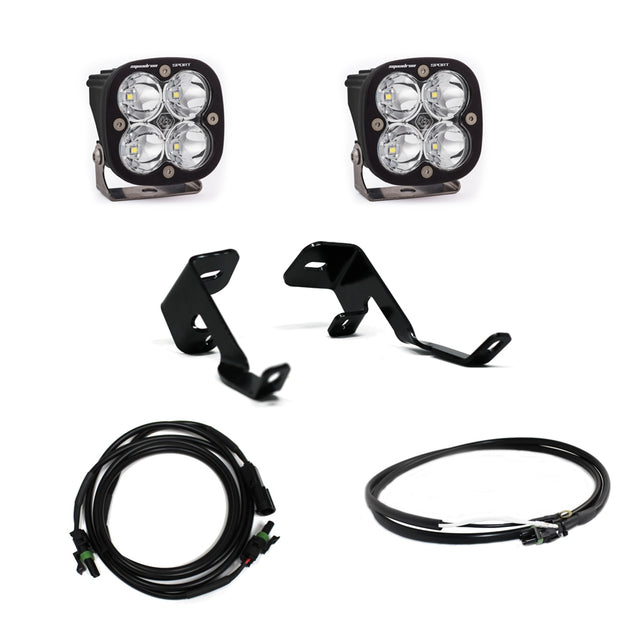 Squadron Sport A-Pillar Kit - Ford 2015-2020 F-150; 2017-2020 F-150 Raptor (Spot; Clear)