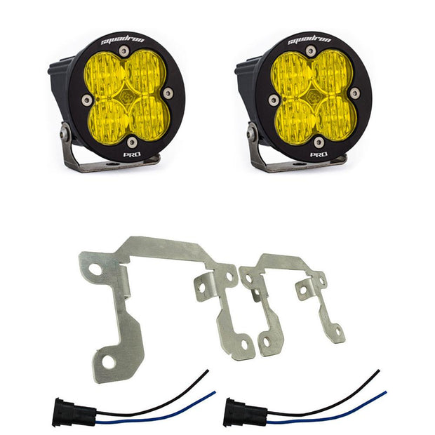 Squadron-R Pro Fog Pocket Kit - '14-17 Fiesta ST; '13-14 Focus ST; '13-16 Fusion; '15-17 Mustang; '15-16 Transit; '13-16 BRZ/Impreza; '13-19 Crosstrek; '14-18 Forrester  '10-12 Legacy/Outback; '15-19 WRX/STI (Wide Cornering; Baja Amber)
