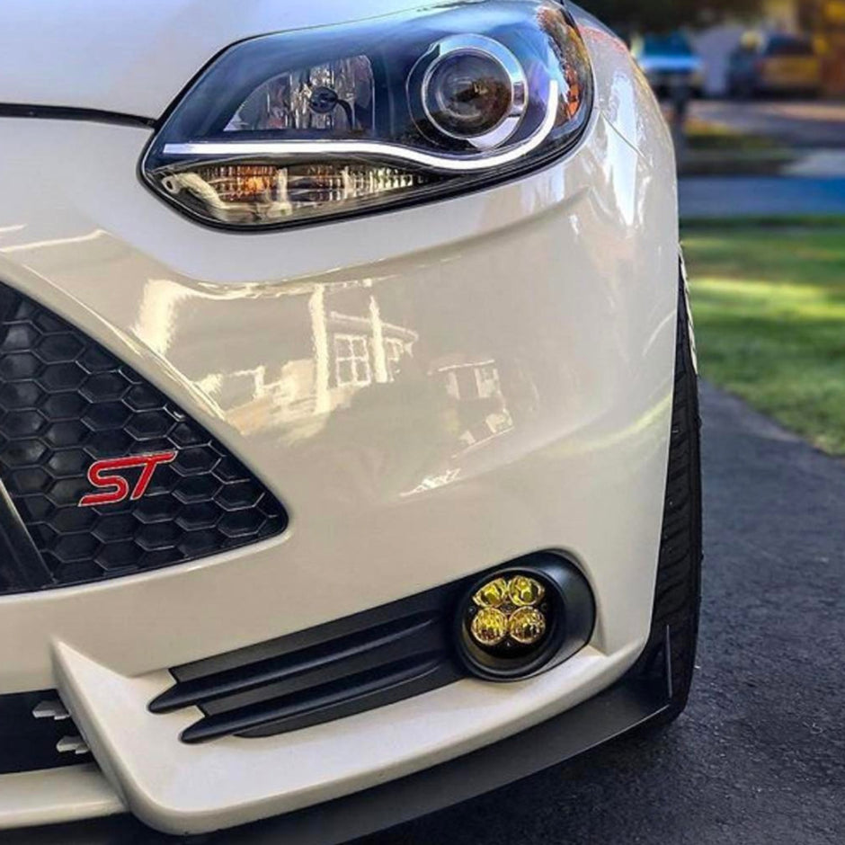 Squadron-R Pro Fog Pocket Kit - '14-17 Fiesta ST; '13-14 Focus ST; '13-16 Fusion; '15-17 Mustang; '15-16 Transit; '13-16 BRZ/Impreza; '13-19 Crosstrek; '14-18 Forrester  '10-12 Legacy/Outback; '15-19 WRX/STI (Wide Cornering; Baja Amber)