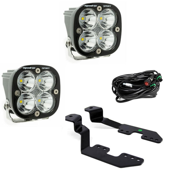Squadron Sport A-Pillar Kit - '14-18 Silverado/Sierra 1500; '15-19 Colorado/Canyon (Spot; Clear)
