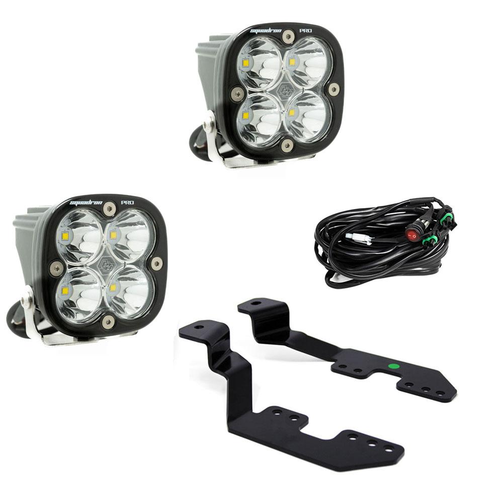Squadron Pro A-Pillar Kit - '14-18 Silverado/Sierra 1500; '15-19 Colorado/Canyon (Spot; Clear)