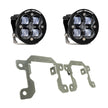 Squadron SAE Fog Pocket Kit - '19-23 Ranger; '21-25 Bronco W/ OE Plastic Bumper (SAE Fog; Clear)