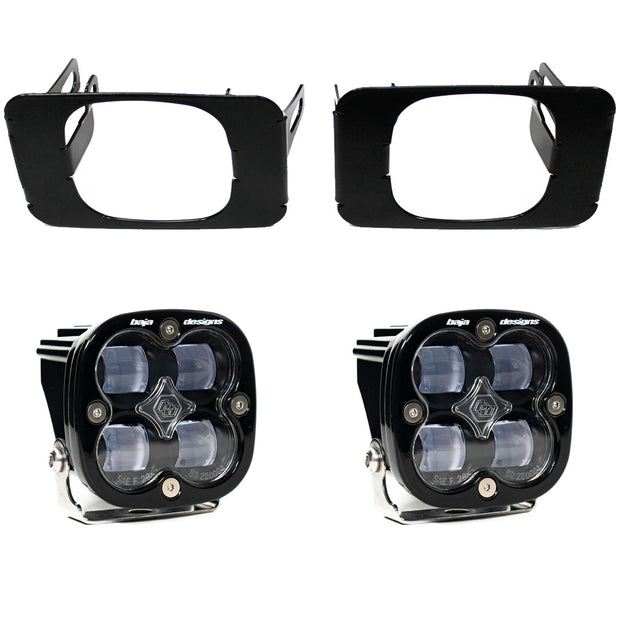 Squadron SAE Fog Pocket Light Kit - Ford 2015-20 F-150; 2017-22 F-250/350 Super Duty (Light Pattern: SAE Fog; Color: Clear)