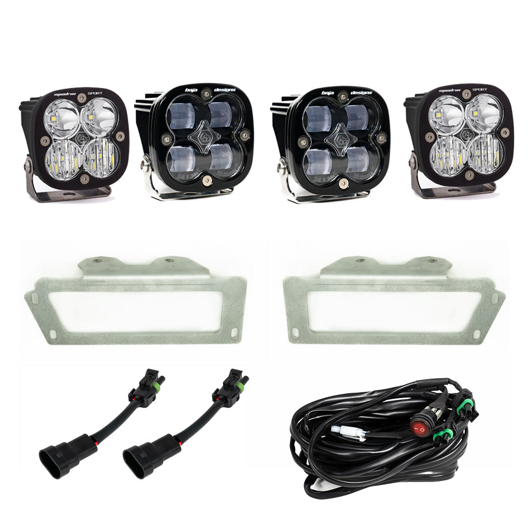 Squadron SAE Fog Pocket Kit - '09-10 Ram 1500; '11-12 1500; '10-18 2500/3500 (SAE Fog; Clear)