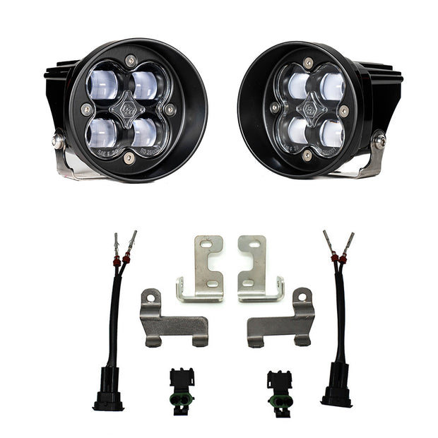 Squadron-R SAE Fog Pocket Kit - '10-24 4Runner; '12-23 Tacoma; '14-21 Tundra  '23-On Sequoia (SAE Fog; Clear)