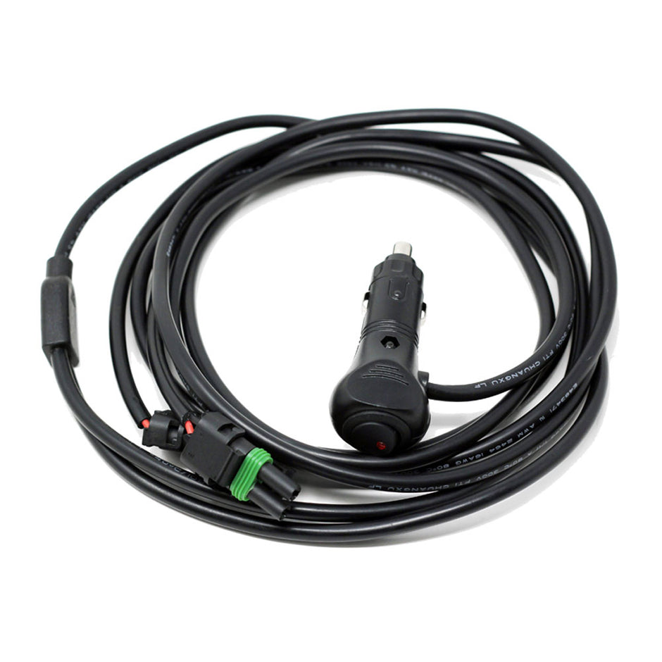 10 Ft. Wire Harness W/12v Cigarette Plug-1-light Max 85 Watts