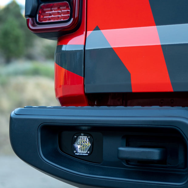 S1 Dual Reverse Kit - '20-26 Gladiator; W/ OE Bumper (Wide Cornering; Clear; Upfitter Wiring)