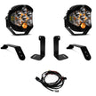 LP6 Pro Bumper Kit - '20-26 Gladiator / '18-26 Wrangler JL; W/ OE Plastic Bumper (Driving/Combo; Clear; Toggle Wiring)