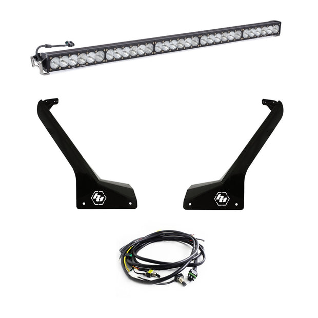 OnX6+ 50 Inch Roof Mount Kit - '20-26 Gladiator / '18-26 Wrangler JL; Exc. Rubicon 392 (Driving/Combo; Clear; Toggle Wiring)