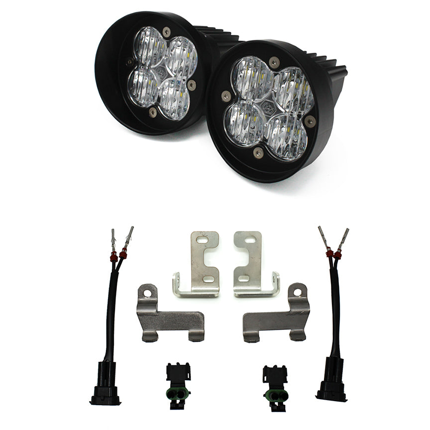 Squadron-R Sport Fog Pocket Kit - '16-21 RAV4; '14-19 Highlander (Wide Cornering; Clear)