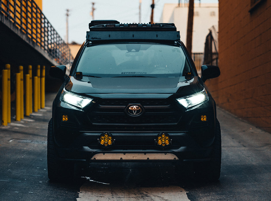 Squadron-R Sport Fog Pocket Kit - '16-21 RAV4; '14-19 Highlander (Wide Cornering; Baja Amber)