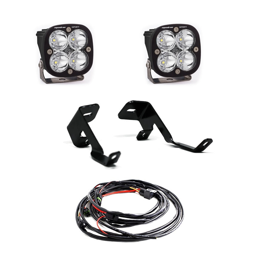 Squadron Pro A-Pillar Kit - '15-20 F-150 (High Speed Sport; Clear)
