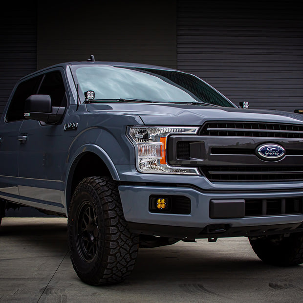 Squadron Pro A-Pillar Kit - '15-20 F-150 (High Speed Sport; Clear)