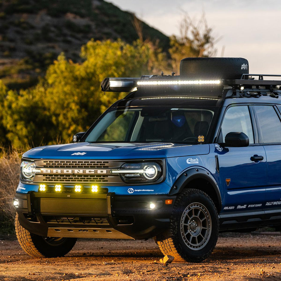 S1 Fog Pocket Kit - '21-24 Bronco Sport (Wide Cornering; Clear)
