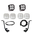 Squadron Sport A-Pillar Kit - '21-23 F-150 (Spot; Clear; Upfitter Wiring)
