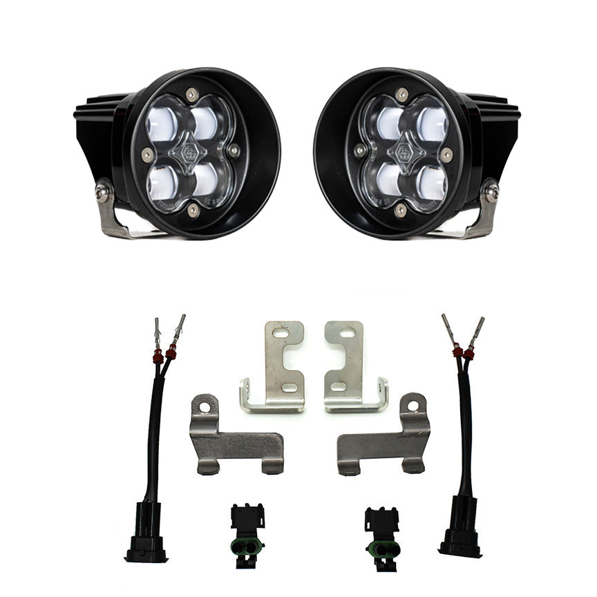 Squadron-R SAE Fog Pocket Kit - '16-21 RAV4; '14-19 Highlander (SAE Fog; Clear)