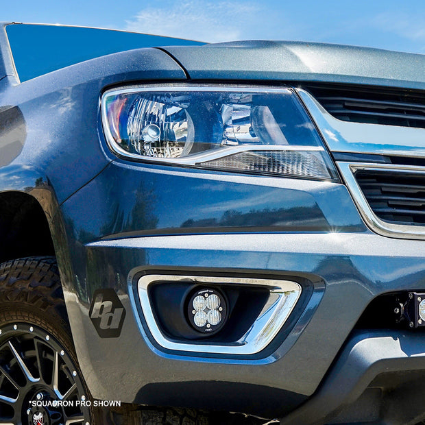 Squadron-R Sport Fog Pocket Kit - '15-19 Colorado/Canyon / Silverado/Sierra 2500HD/3500HD (Wide Cornering; Clear)