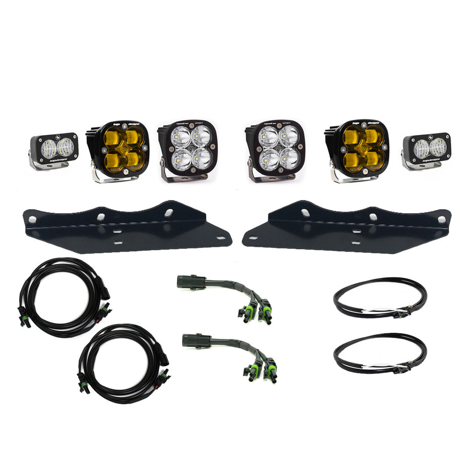 Squadron/S2 SAE Fog Pocket Kit - '17-20 F-150 Raptor (Mult-Pattern; Baja Amber)