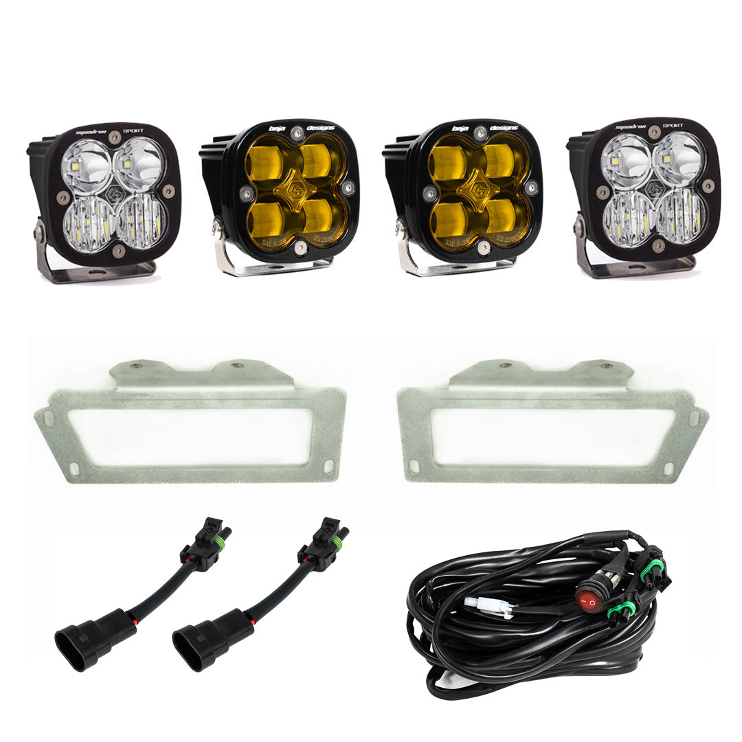 Squadron SAE Fog Pocket Kit - '09-10 Ram 1500; '11-12 1500; '10-18 2500/3500 (SAE Fog; Baja Amber)