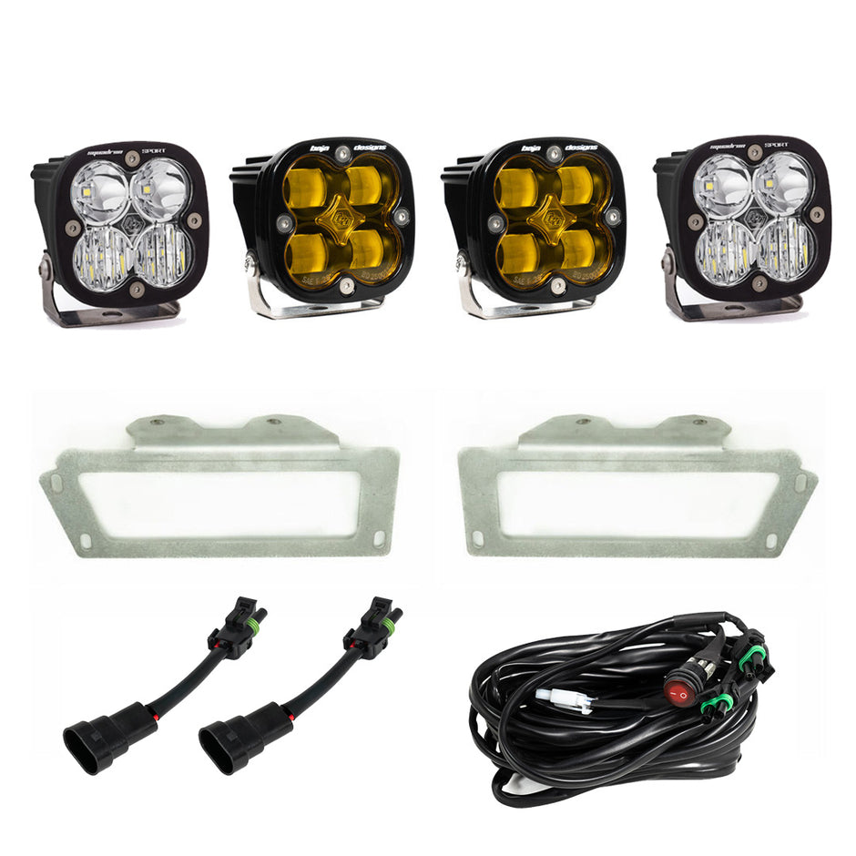 Squadron SAE Fog Pocket Kit - '09-10 Ram 1500; '11-12 1500; '10-18 2500/3500 (SAE Fog; Baja Amber)