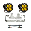 Squadron-R SAE Fog Pocket Kit - '20-26 Gladiator / '18-26 Wrangler JL; W/ OE Sport Bumper (SAE Fog; Baja Amber)